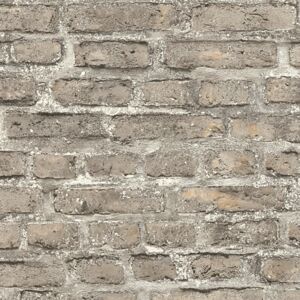 As Creation Neue Bude 2.0 Wallpaper Brown and Grey 0.53 x 10.05m As Creation Neue Bude 2.0 Wallpaper Brown and Grey 0.53 x 10.05m